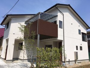 完成 大きなベランダのある2階リビングの家 名取市 延べ床面積 36 25坪 みのり建築舎 工務店 設計事務所