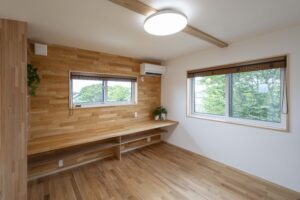 こだわり寄棟屋根の家の写真