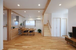 子育ても趣味も楽しむ家の写真